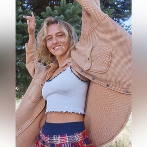 Aerie Tan Lumberjane Shirt